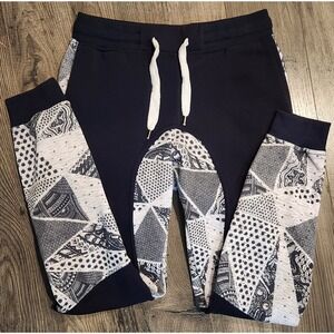 Southpole Men's Abstract Print Sweatpants Joggers Drawstring Pockets Size Small